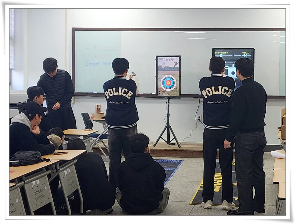경찰행정학과, 스마트 사격 경진대회 개최